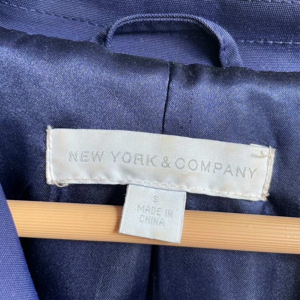 New York And Company Trench Coat - Picture 3 of 3